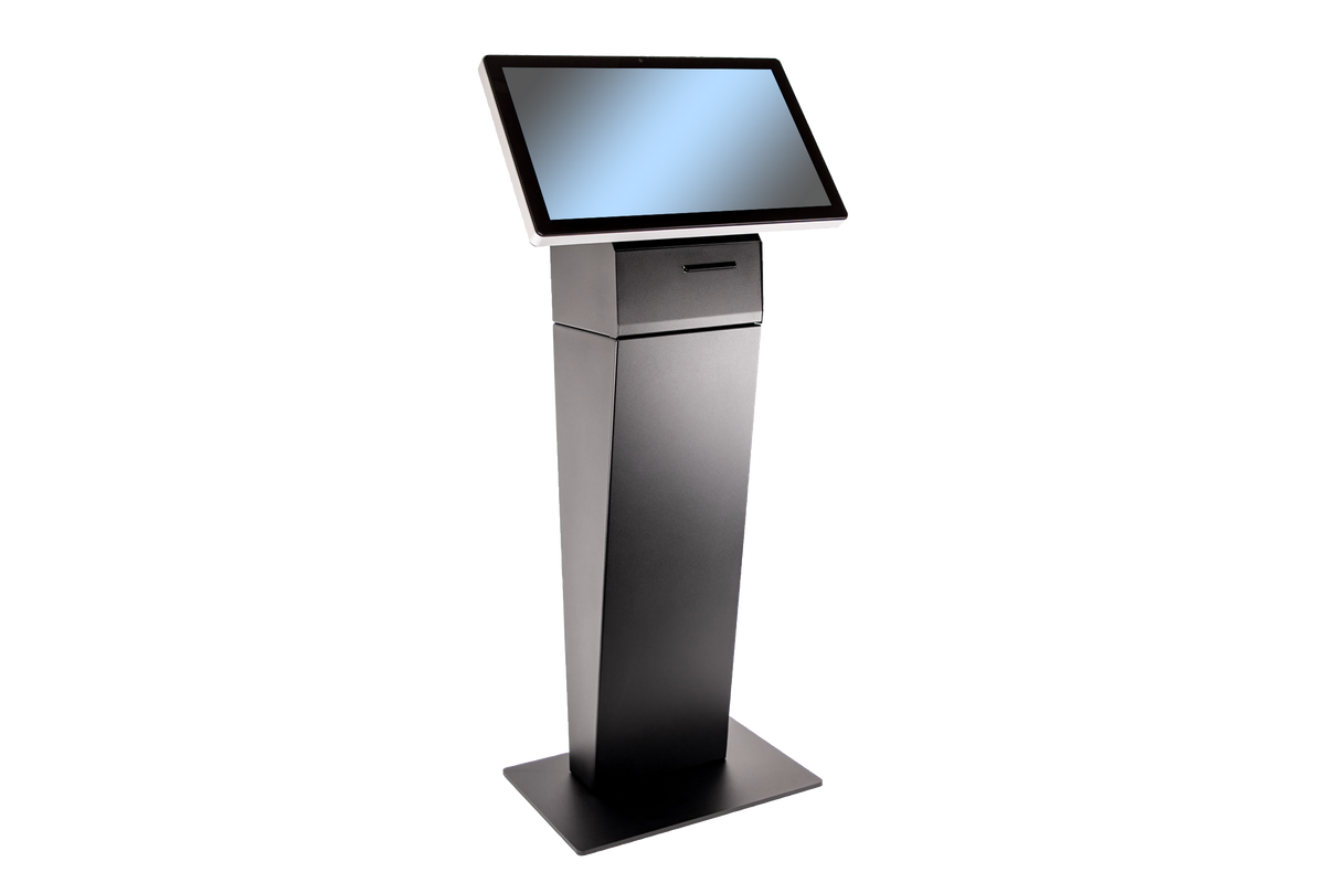 FlexLine EU Floorstand FL-722N3-G35, 21.5" PCAP, Celeron N95, 8GB, 128GB, 80mm Print, Win. 11 IoT
