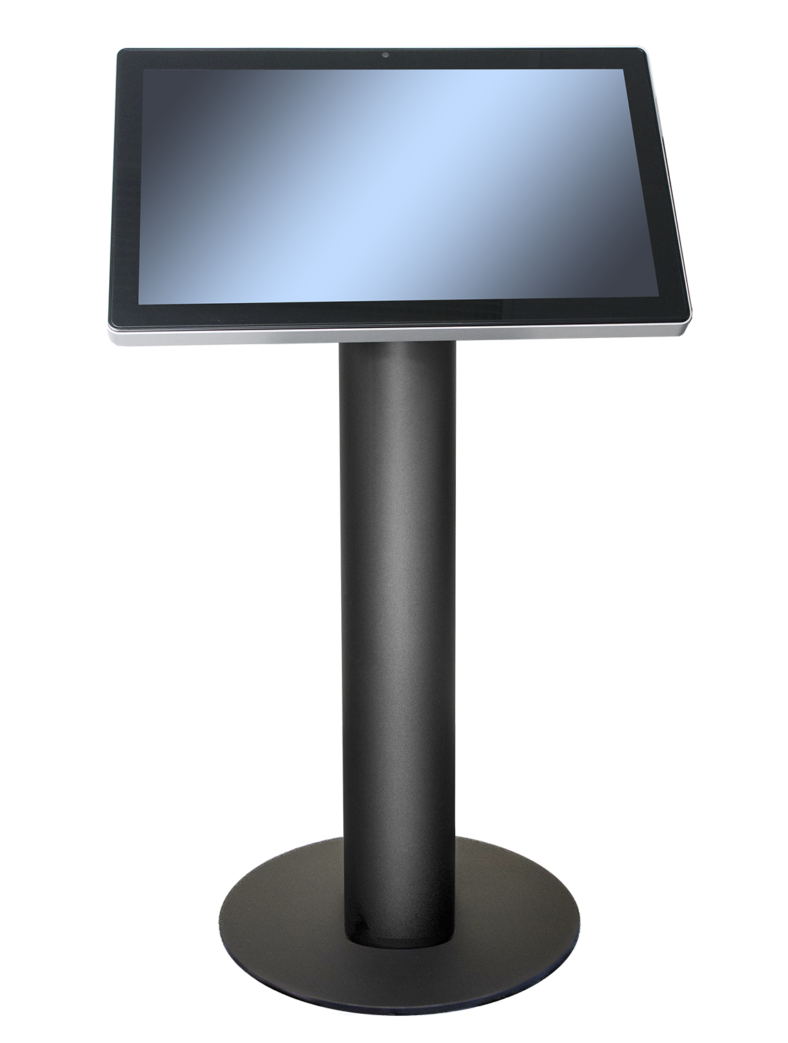 Piedestal 32"+, sort pulverlakeret, ø162mm rør, ekskl. skærm
