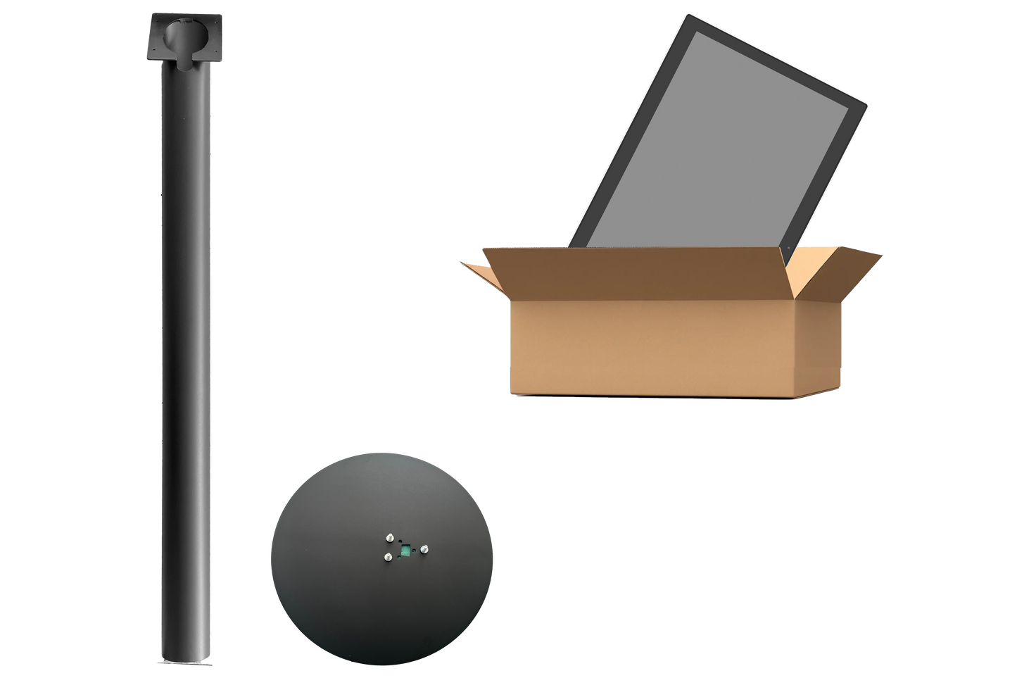 VL-722N3-G35, 21.5" Touch,  Celeron N95, 8GB, 128GB, Win. 11 IoT, Piedestal Ø 80. Ekskl. Kabler.