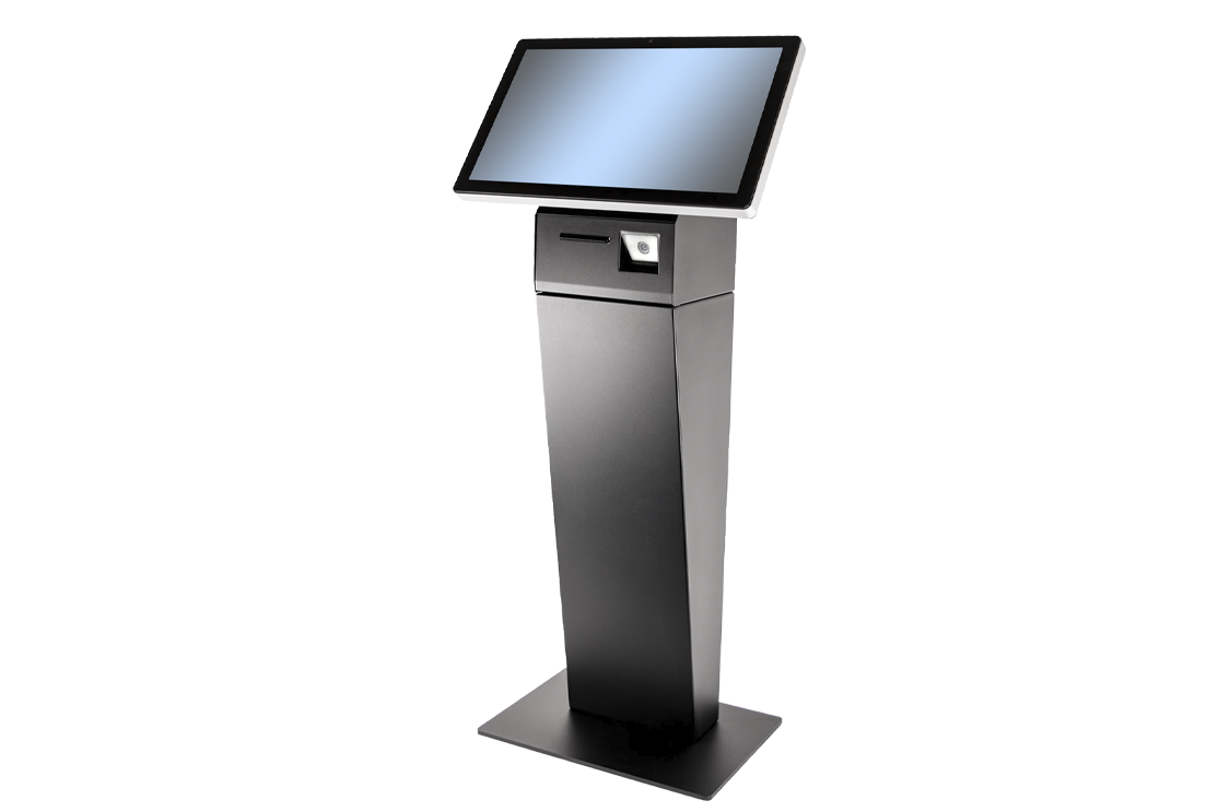 FlexLine EU Floorstand FL-722N3-G35, 21.5" PCAP, Celeron N97, 2D Scanner, 80mm Print, Win. 11 IoT