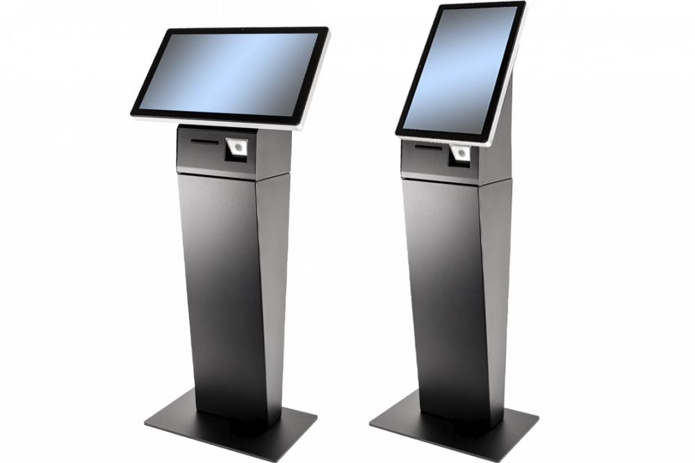 FlexLine EU Floorstand FL-722N3-G35, 21.5" PCAP, Celeron N97, 8GB, 128GB, 80mm Print, Win. 11 IoT