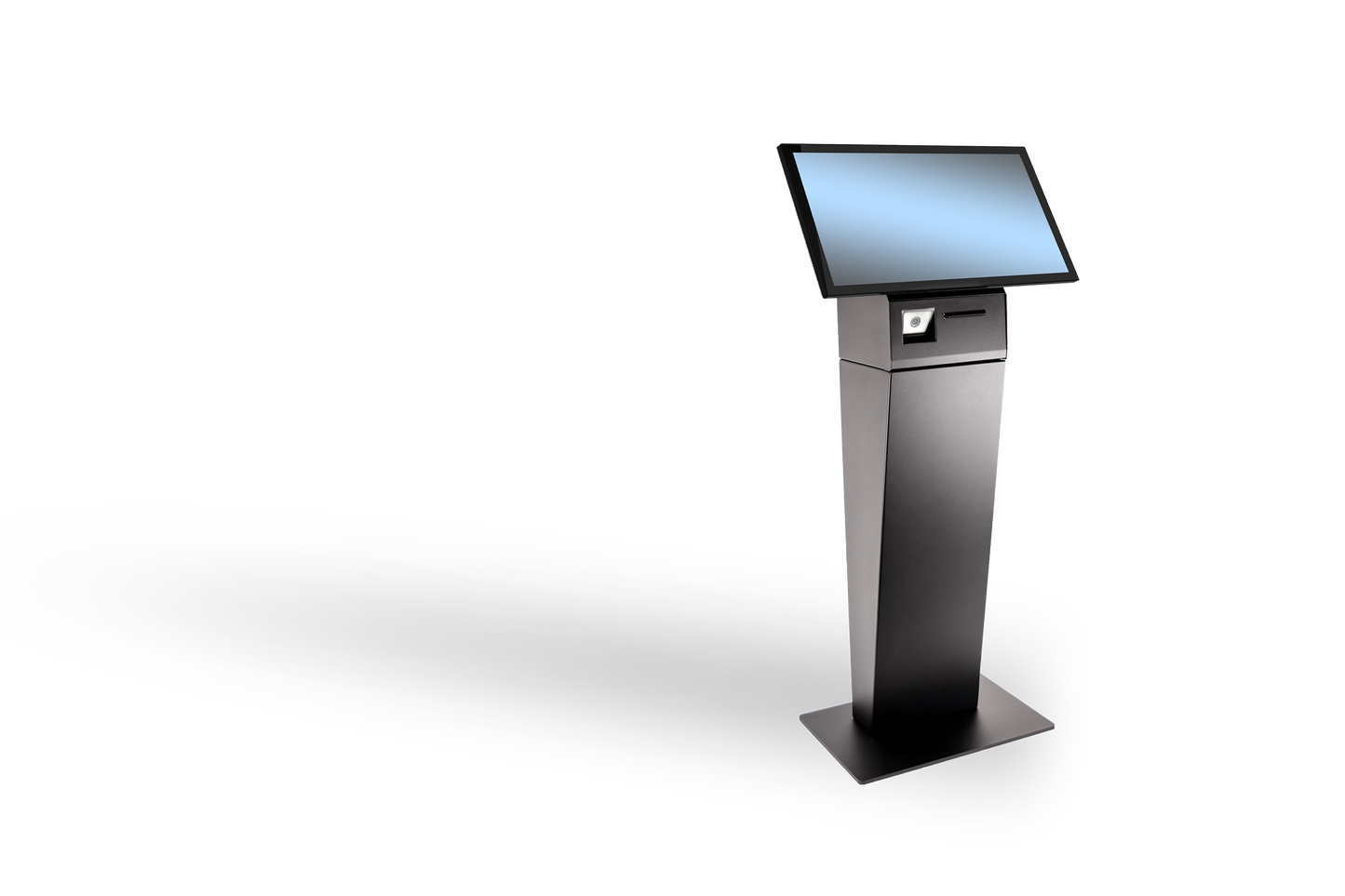 FlexLine EU Floorstand FL-622N3-G35, 21.5" PCAP, Celeron N95, 128G, 8G, 2D Scan, print, Win11 IoT.