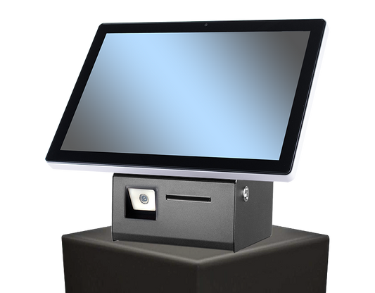 FlexLine EU Wall FL-622N3-G35, 21.5" PCAP, Celeron N95, 8G, 128G, 2D Scan, 80mm Print, Sort. Win 11.
