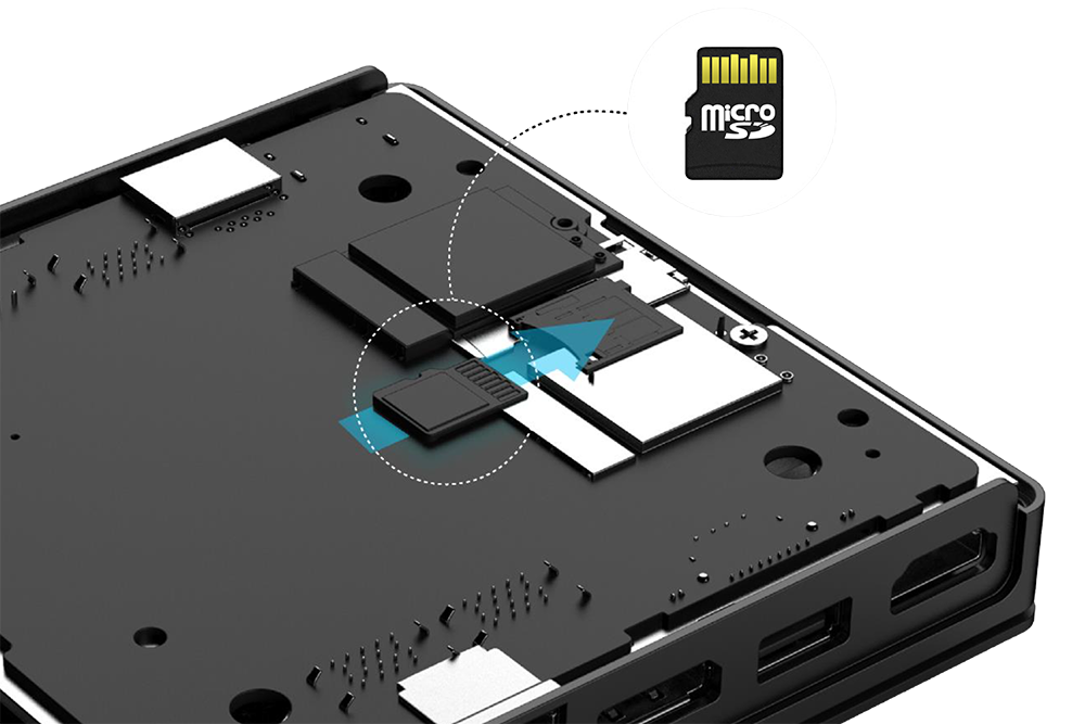Flytech KPC2-F38, Celeron J6412, 8G DDR4, 128G SSD, WiFi6 & BT 5.2, 1xUSB-C 2xHDMI, Fanless. Win11