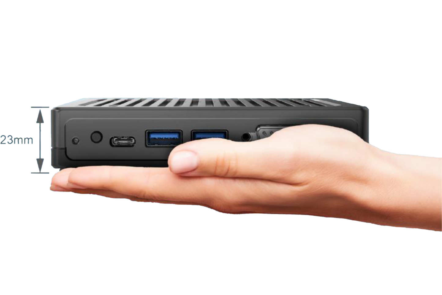Flytech KPC2-F38, Celeron J6412, 8G DDR4, 128G SSD, WiFi6 & BT 5.2, 1xUSB-C 2xHDMI, Fanless. Win11
