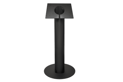 Piedestal 32"+, sort pulverlakeret, ø162mm rør, ekskl. skærm