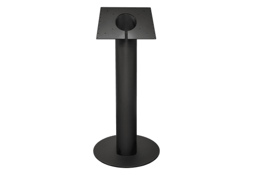 Piedestal 32"+, sort pulverlakeret, ø162mm rør, ekskl. skærm