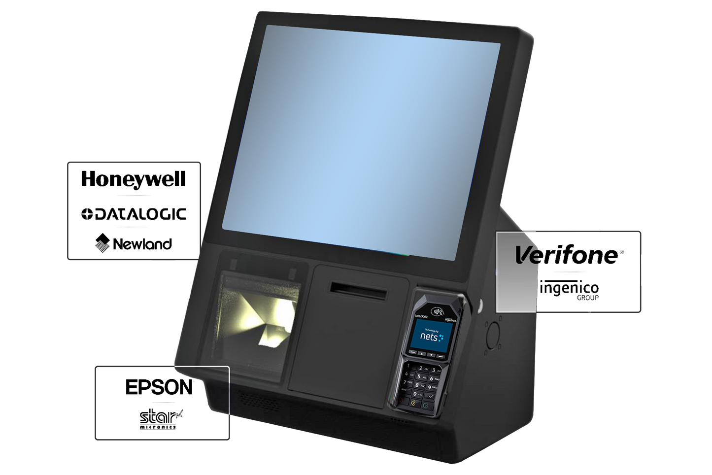 Flytech K669N3-G35-i3, 19" Self-Service terminal, i3-N305, 8GB, 128GB excl. print/scan/payment, 5:4.