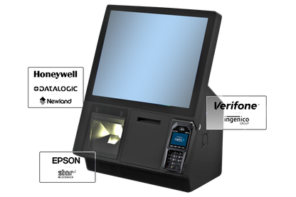 Flytech K669N3-G35-i3, 19" Self-Service terminal, i3-N305, 8GB, 128GB excl. print/scan/payment, 5:4.