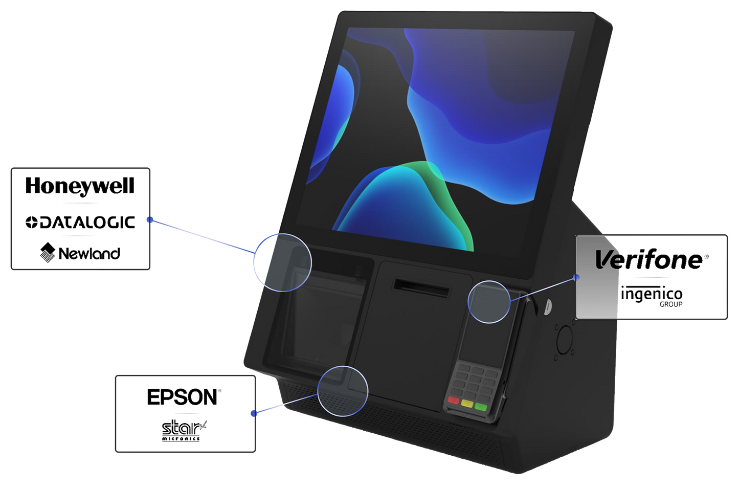 Flytech K669N3-G35-i3, 19" Self-Service terminal, i3-N305, 8GB, 128GB excl. print/scan/payment, 5:4.